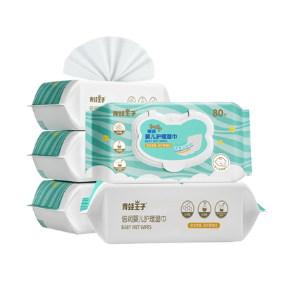 Khăn ướt Khăn giấy ướt Khăn giấy ướt Khăn giấy ướt Khăn giấy cho bé dùng một lần Organic 80 PCS
