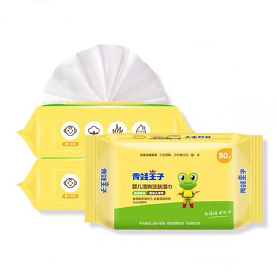 Khăn ướt dùng một lần không chứa cồn Công thức cân bằng độ pH Bao bì độc đáo