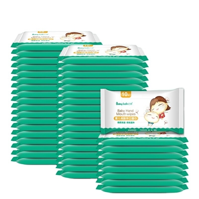 Thân thiện với môi trường Thoải mái có thể phân hủy sinh học Khăn ướt dùng một lần cho trẻ nhỏ và người lớn