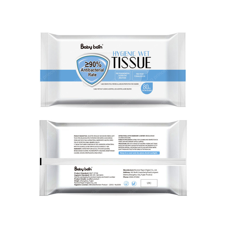 Công thức tốt Môi nhựa cứng 80 Kéo khăn ướt không có cồn