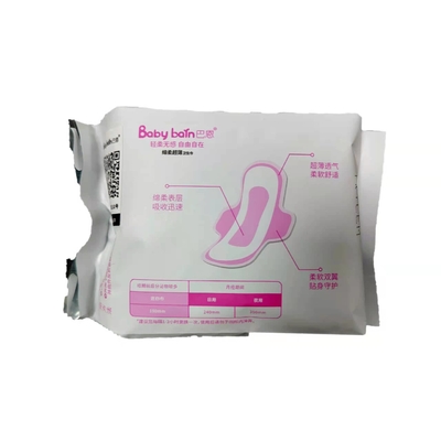 Bông cotton có cánh thoáng khí Khăn giấy vệ sinh miễn phí Bông 40ml 80ml
