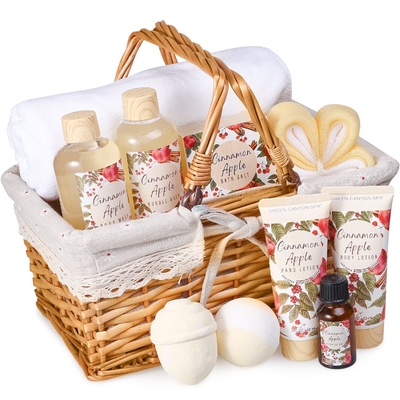 Phụ nữ và nam giới Vanilla Dừa tại nhà Spa Bộ tắm và giỏ đựng cơ thể