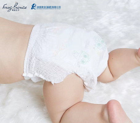 Chỉ báo độ ẩm 360 ° Vừa vặn tã em bé dùng một lần với quần cạp chun co giãn